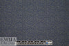 Italian 'mini floral' navy/taupe cotton shirting 1.625 yds
