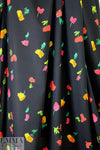 Car0line C0nstas stretch cotton woven - paper flowers