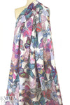 Italian butterflies galore cotton shirting 1 yard