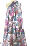 Italian butterflies galore cotton shirting 1.33 yds