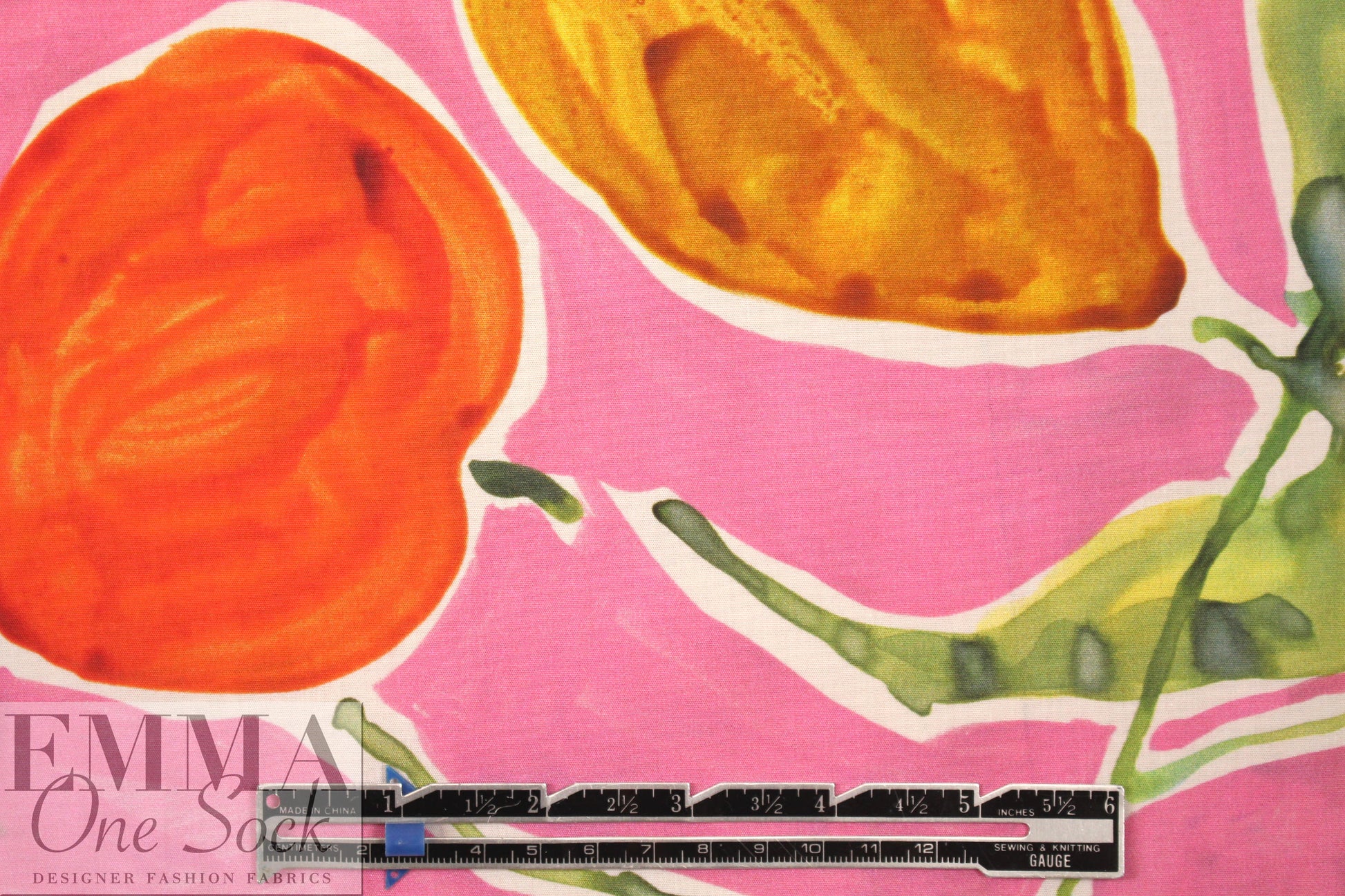Italian designer 'toute fruit' cotton shirting