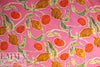 Italian designer 'toute fruit' cotton shirting 1.5 yds