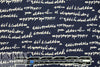 Italian 'scribble script' cotton shirting