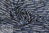 Italian 'scribble script' cotton shirting