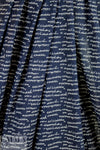 Italian 'scribble script' cotton shirting
