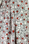 Italian 'daisy, daisy' cotton shirting .75 yds