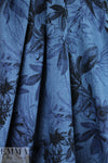 Italian 'denim garden' cotton shirting