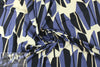 Italian moderno graphic cotton shirting 1.375 yds
