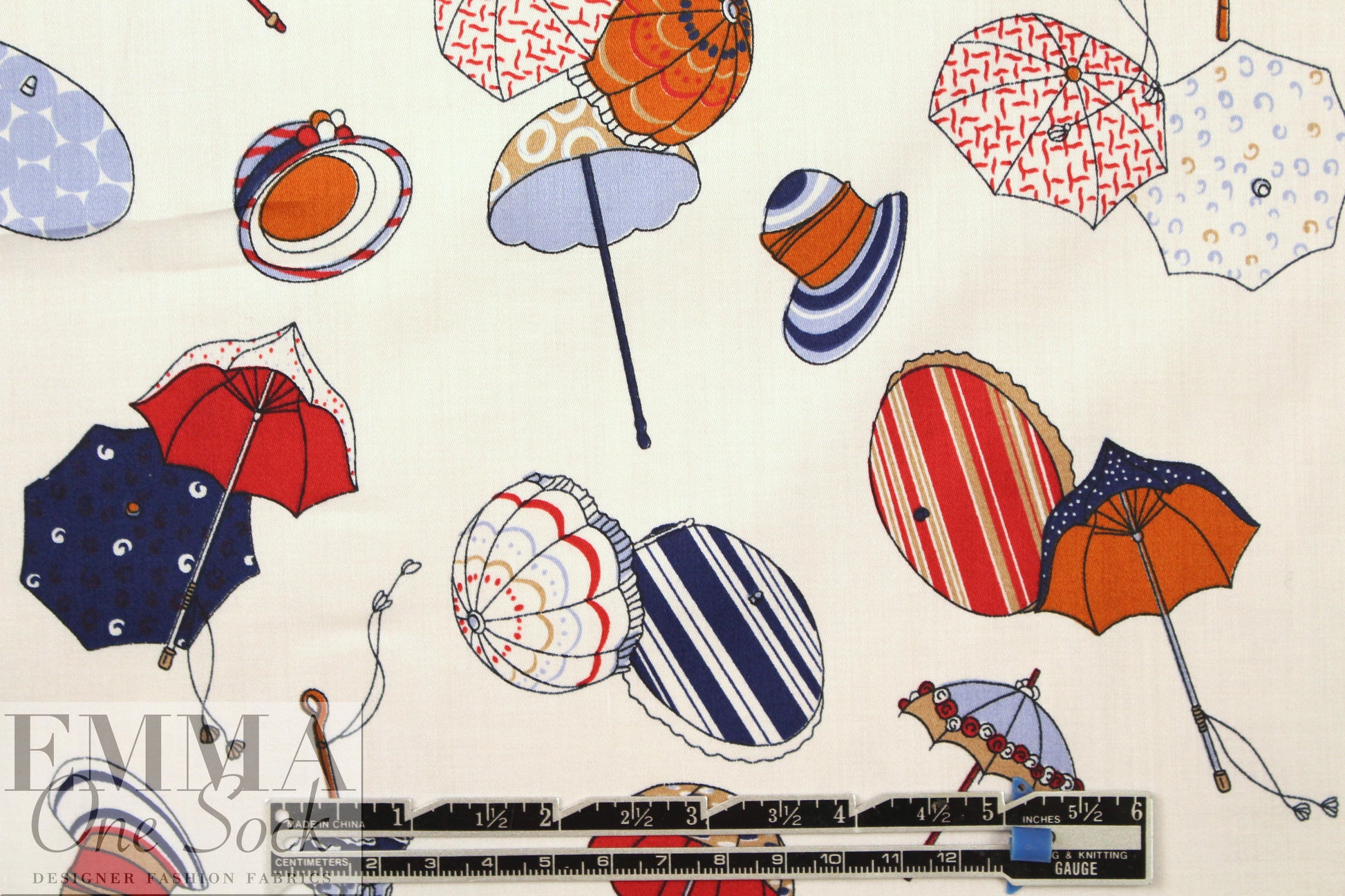 Italian 'parasol fashion' cotton shirting