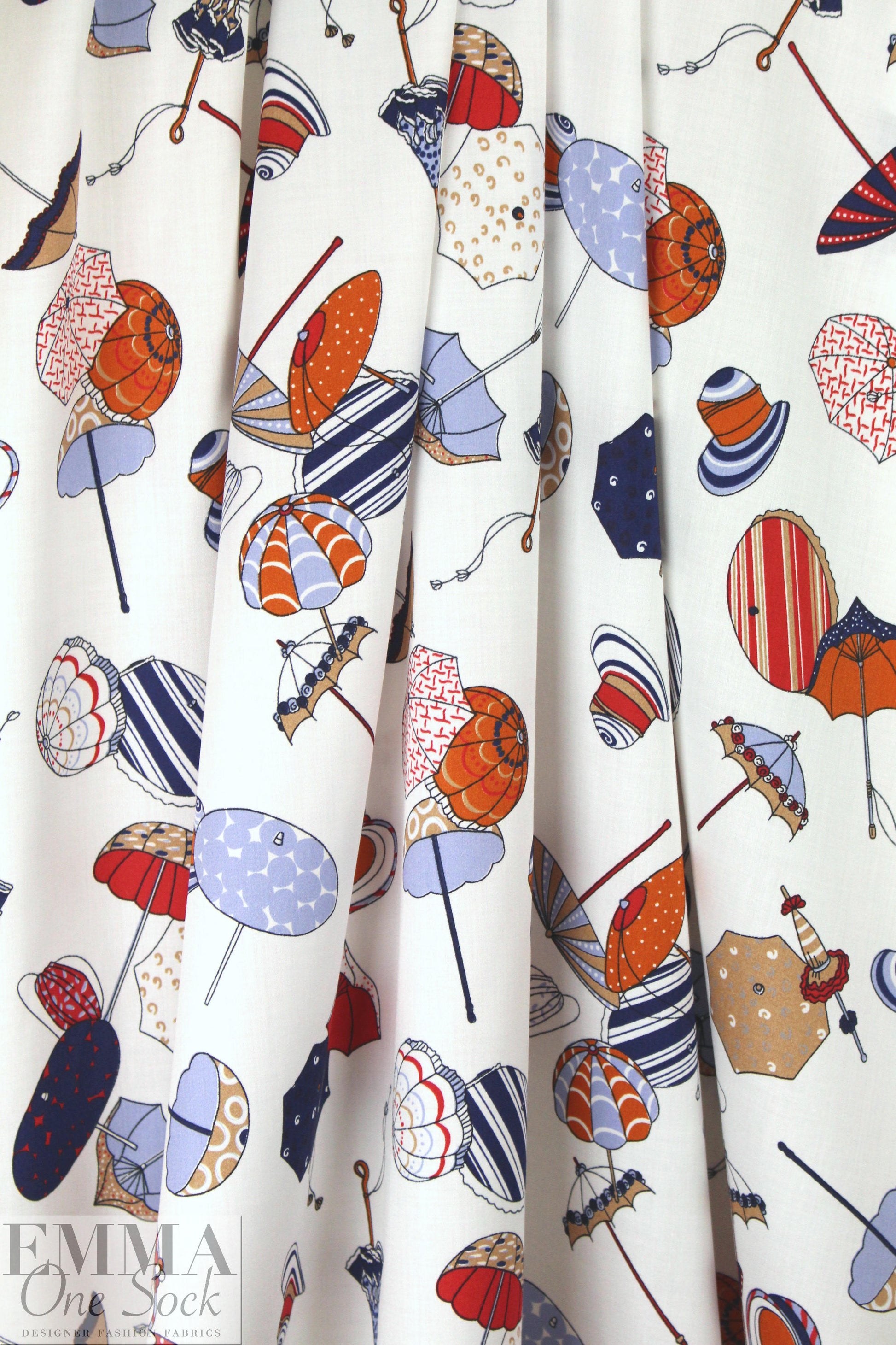 Italian 'parasol fashion' cotton shirting