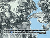 Italian blue toile designer cotton shirting 1.5 yd