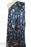 0scar cotton stretch woven - botanical display .75 yds