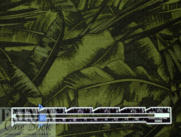 M@x Mara 'banana leaf' cotton canvas woven 1.125 yds