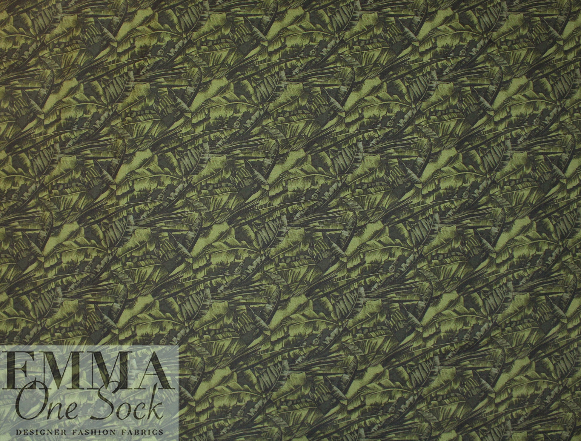 M@x Mara 'banana leaf' cotton canvas woven 1 yard