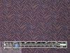 P.Smith Italian raisin/indigo chevron cotton shirting 1.625 yd