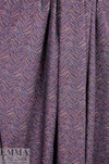 P.Smith Italian raisin/indigo chevron cotton shirting 1.875 yds