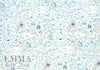 Cana1i Italian 'Cape Cod cartography 1' cotton shirting .5 yds