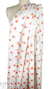 Italian B0npoint 'cherry picked' cotton shirting  1.375 yd