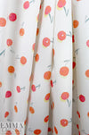 Italian B0npoint 'cherry picked' cotton shirting  1.375 yd