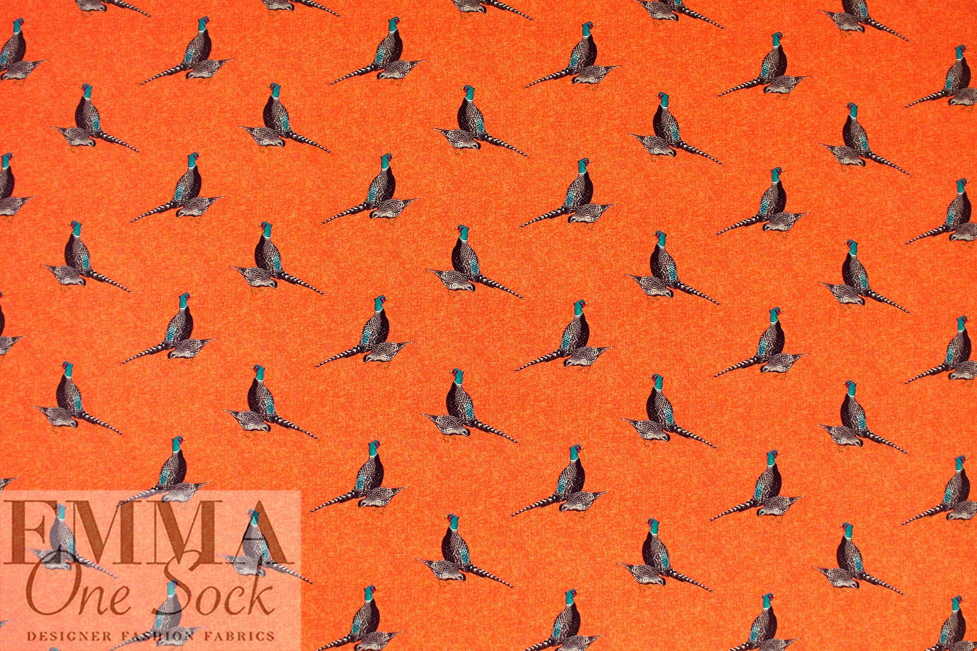 Italian cotton stretch shirting woven - pheasant 1.75 yds