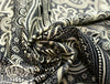 Italian cotton shirt/dress weight woven - scrollwork 1.5 yds