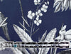 Italian 'Eden etching' cotton shirting - midnight 1 yard