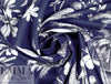 Italian 'Eden etching' cotton shirting - midnight .5 yds