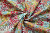 floral display all cotton dressweight woven