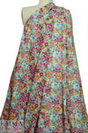 floral display all cotton dressweight woven