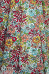 floral display all cotton dressweight woven