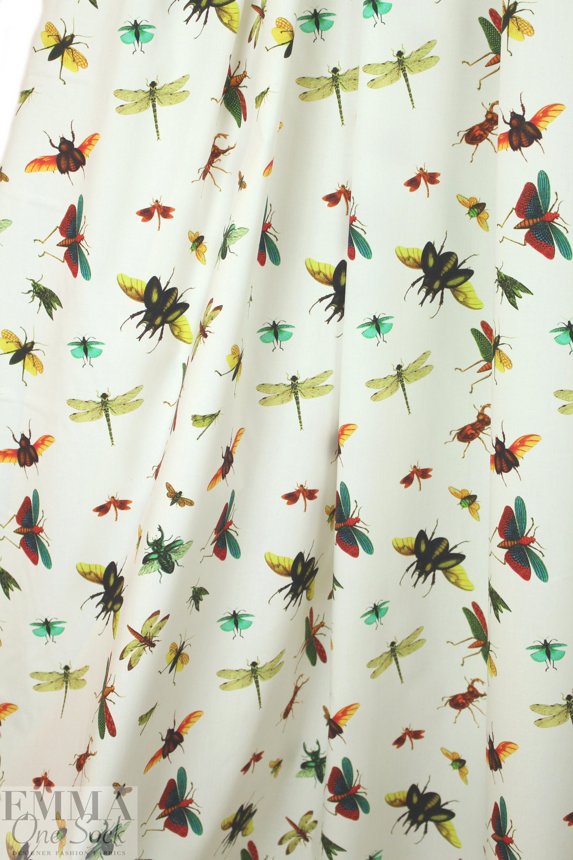 insectarium printed cotton shirting