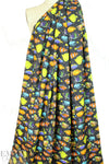 tropical fish printed cotton shirting 1.75 yd