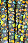 tropical fish printed cotton shirting 1.625 yd