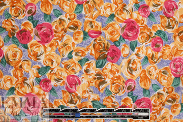 Liberty-esque cotton lawn - spice/pink/mint flowers
