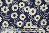 'field of flowers' cotton poplin - midnight 1.875 yd