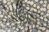 'field of flowers' cotton poplin - cool gray 1.25 yds