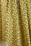 Liberty-esque cotton poplin - purple pansies 1.625 yd