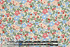 lightweight cotton poplin woven - little mauve/blue 1.5 yd