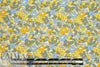 lightweight cotton poplin woven - little yellow/blue