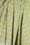 lightweight cotton poplin woven - little yellow/blue 1.5 yds