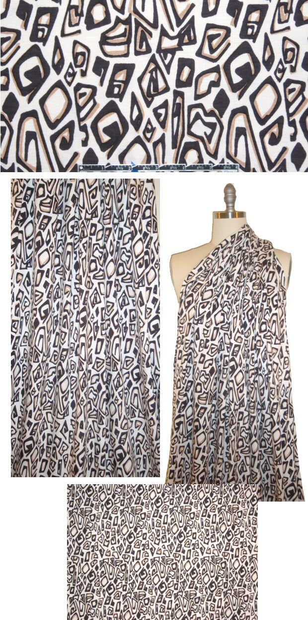 St. J0hn 'heiroglyphic 'cotton/lycra knit