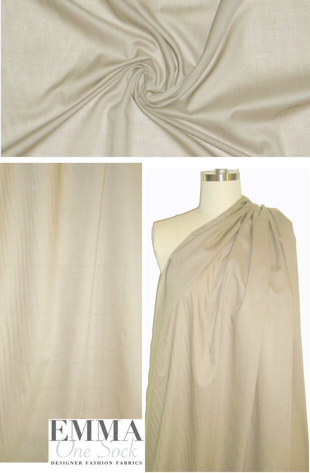 Japanese cotton batiste - khaki 3 yd
