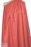 NY designer cherry houndstooth stretch cotton lawn
