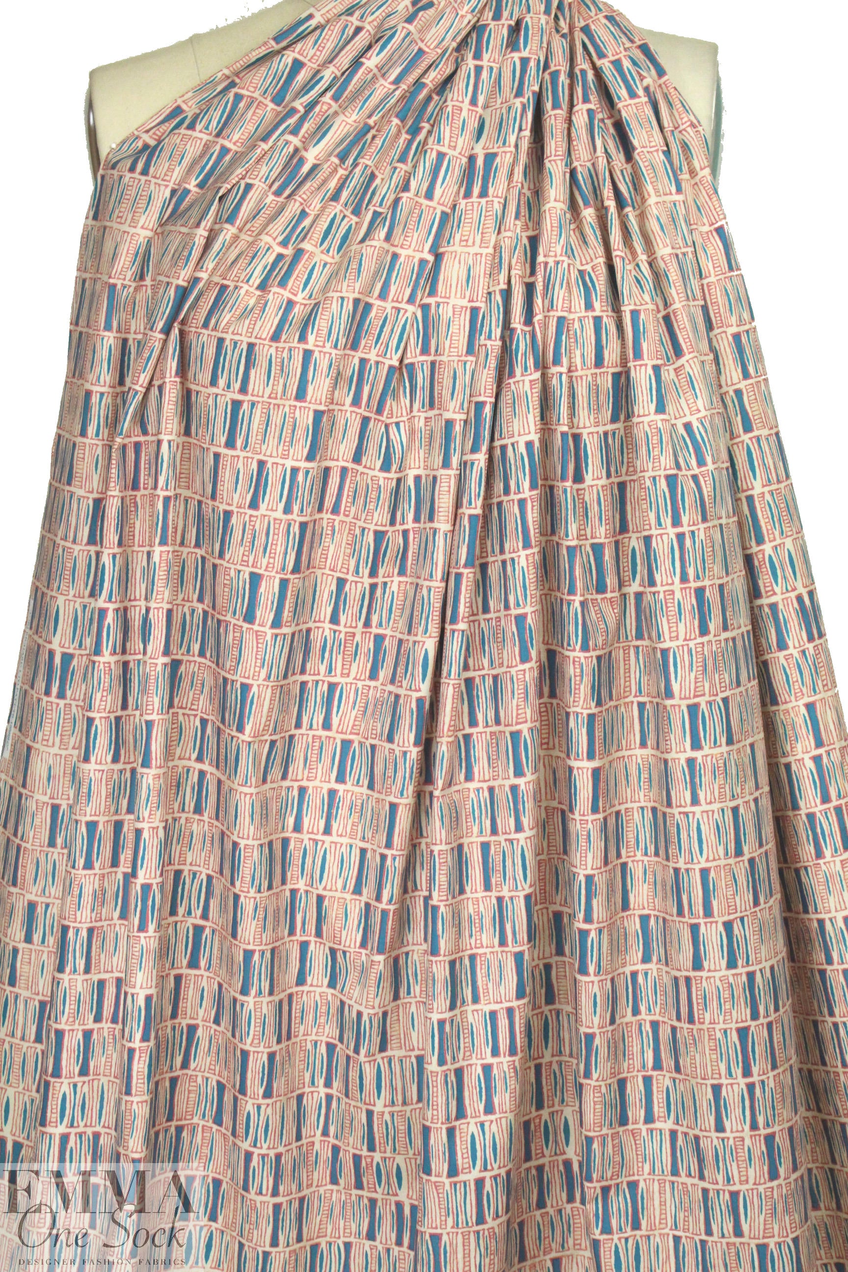 NY designer 'book shelf' pima cotton shirting