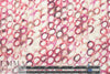 Italian watercolor circles lightweight cotton voile