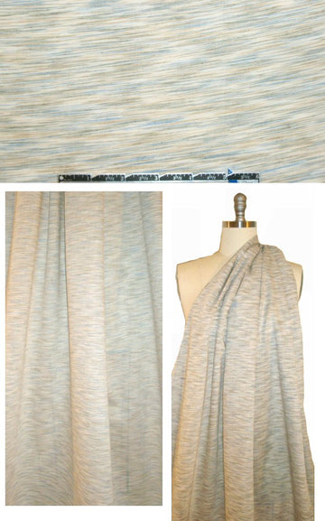 CA designer yarn dyed variegated cotton woven 1.625 yd
