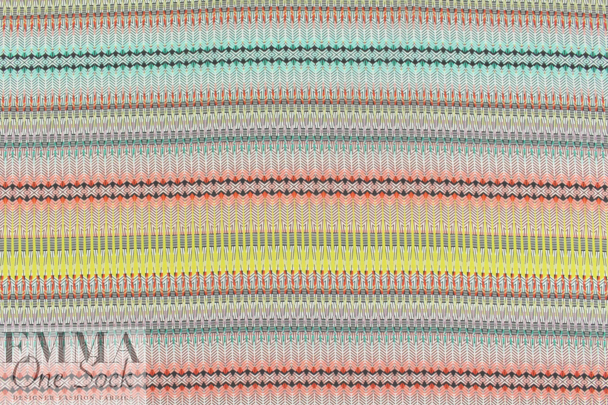 CA designer 'sticks and stripes' graphic cotton lawn