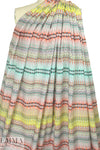 CA designer 'sticks and stripes' graphic cotton lawn 2 yds
