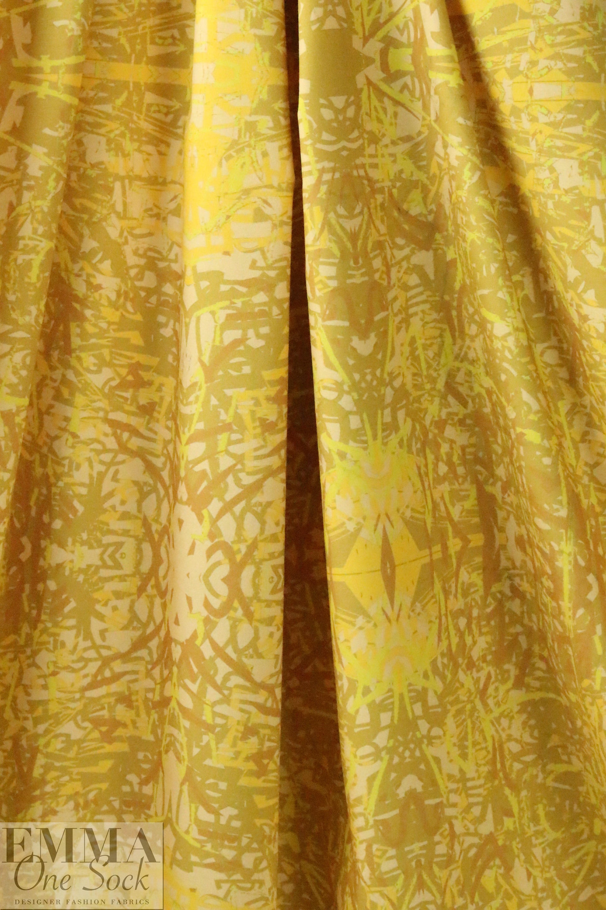 Italian cotton shirting - golden prism