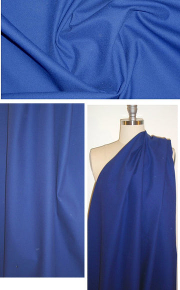 Caffeine 4-way stretch cotton twill - royal 1.8 yds
